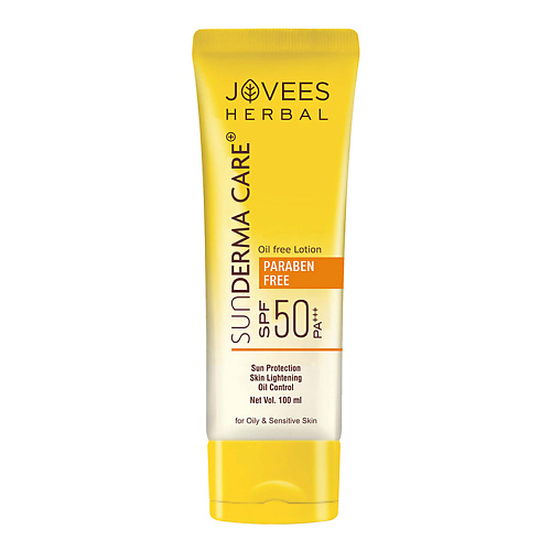 фото Jovees солнцезащитный лосьон sun derma care spf 50 pa+++