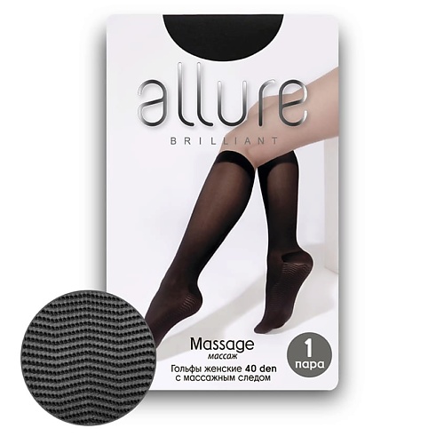 ALLURE Гольфы 40 ден nero 137₽