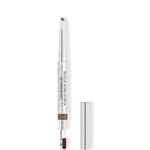 Карандаш для бровей DIOR Diorshow Kabuki Brow Styler Водостойкий кремовый карандаш для бровей с кистью кабуки