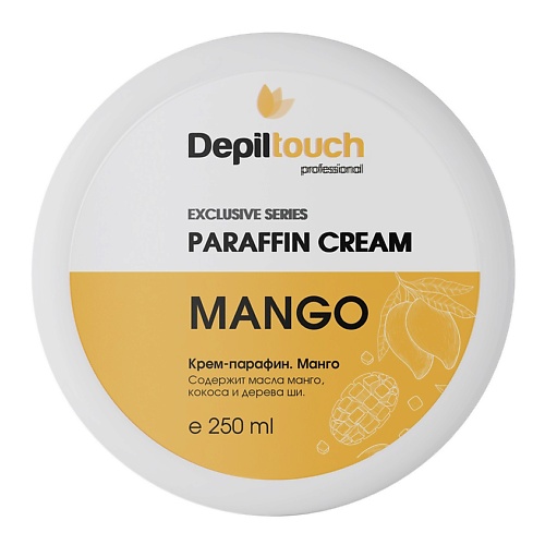 Крем для рук DEPILTOUCH PROFESSIONAL Крем-парафин Манго Exclusive Series Paraffin Cream Mango парафин depiltouch professional крем парафин лаванда exclusive series paraffin cream lavender