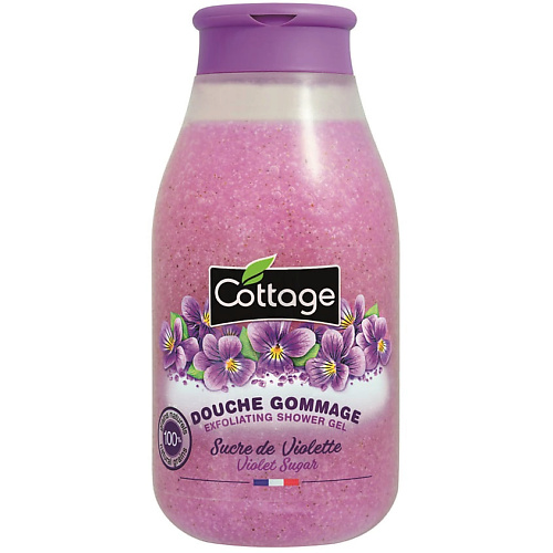Гель для душа COTTAGE Гель для душа отшелушивающий Exfoliating Shower Gel Violet Sugar cottage men shampoo shower gel wooded pepper