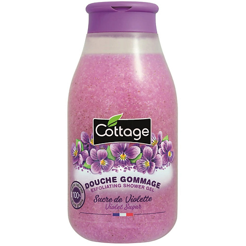 Гель для душа COTTAGE Гель для душа отшелушивающий Exfoliating Shower Gel Violet Sugar гель для душа cottage увлажняющий гель для душа и пена для ванны 2 в 1 moisturizing shower gel