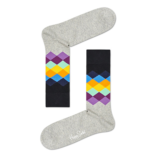 Подарки для неё HAPPY SOCKS Носки Faded Diamond 9500