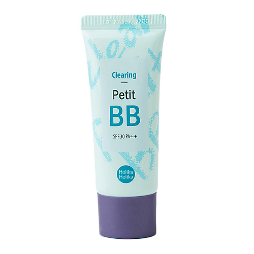 BB крем для лица HOLIKA HOLIKA ББ-крем для лица, для проблемной кожи Petit BB Clearing SPF 30 bb кремы limoni bb крем для лица увлажняющий с гиалуроновой кислотой spf 28 бб крем