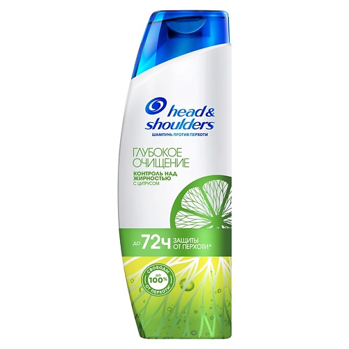 

HEAD & SHOULDERS Шампунь против перхоти Глубокое очищение контроль над жирностью, Шампунь против перхоти Глубокое очищение контроль над жирностью