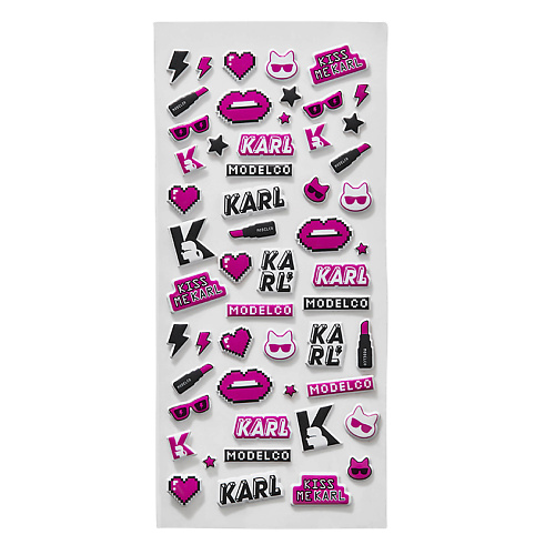 KARL LAGERFELD & MODELCO Лимитированная коллекция стикеров LIMITED EDITION PUFFER STICKERS soda stickers stickystuff декоративные наклейки