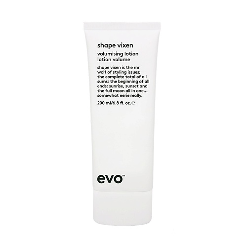 Лосьон для укладки волос EVO лосьон – объём текстура блеск shape vixen volumising lotion несмываемый уход novel лосьон закрепитель volumising fix