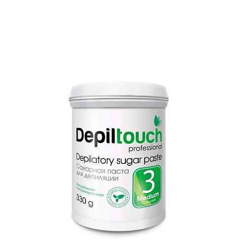 Паста для депиляции DEPILTOUCH PROFESSIONAL Сахарная паста для депиляции №3 средняя Depilatory Sugar Paste