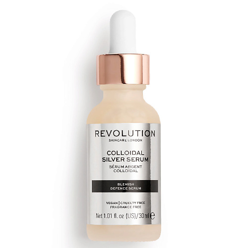 

REVOLUTION SKINCARE Сыворотка для проблемной кожи лица с коллоидным серебром антибактариальная, Сыворотка для проблемной кожи лица с коллоидным серебром антибактариальная