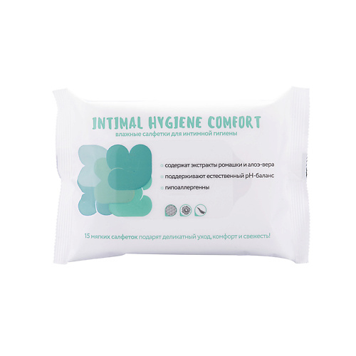 LOREN COSMETIC Влажные салфетки для интимной гигиены INTIMAL HYGIENE COMFORT lp care салфетки влажные fresh для интимной гигиены 15