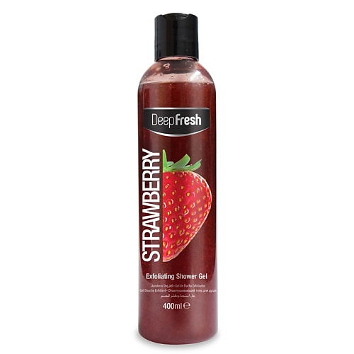 DEEP FRESH Гель-скраб для душа Strawberry средство для ванн fresh juice superfood strawberry