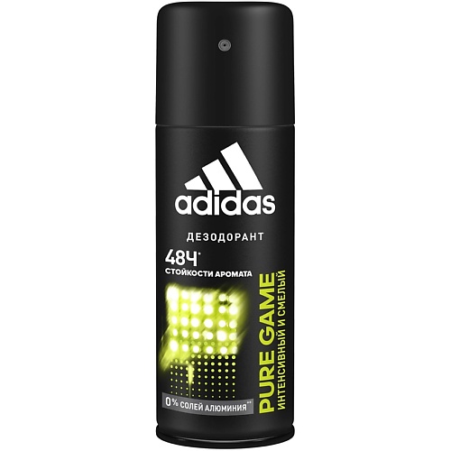 ADIDAS Дезодорант-спрей для мужчин Pure Game adidas роликовый дезодорант антиперспирант для мужчин fresh