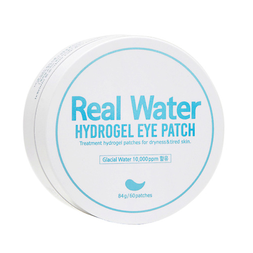 PRRETI Патчи увлажняющие гидрогелевые с ледниковой водой Real Water Hydrogel Eye Patch носочки для педикюра увлажняющие многоразовые уход за ногами baziator h0115 розовые