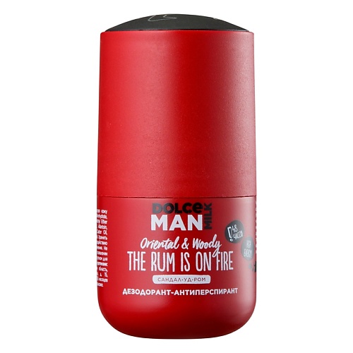 фото Dolce milk шариковый дезодорант-антиперспирант "жгучий ром" красный man
