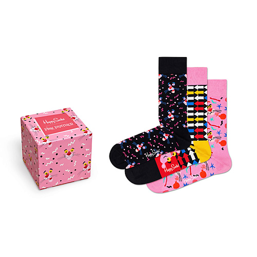 Носки HAPPY SOCKS Набор носков Happy Socks Pink Panther 3 пары