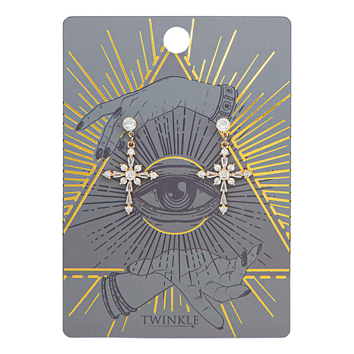 

TWINKLE MYSTIC COLLECTION Серьги Cross, MYSTIC COLLECTION Серьги Cross