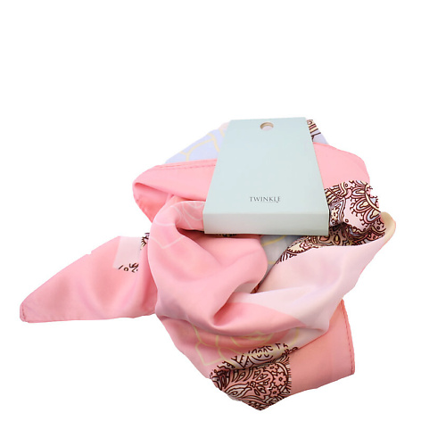 TWINKLE Женский шейный платок Pink+Blue платок букет васильков 60х60 мм