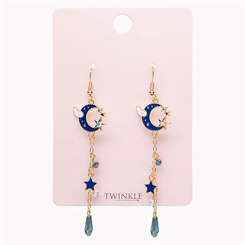 

TWINKLE Серьги MOON AND STARS, Серьги MOON AND STARS