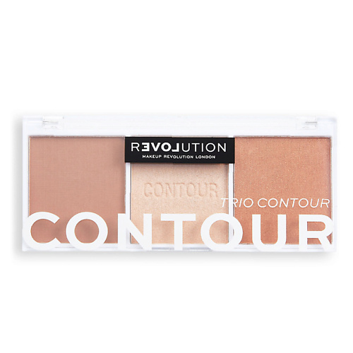 RELOVE REVOLUTION Палетка для контуринга лица Colour Play Contour Trio nomakeup плоская кисть для контуринга лица dramatic contour