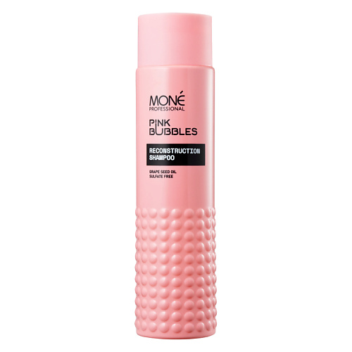 Шампунь для волос MONE PROFESSIONAL Шампунь для восстановления волос Pink Bubbles mone professional pink bubbles tropical sea salt spray