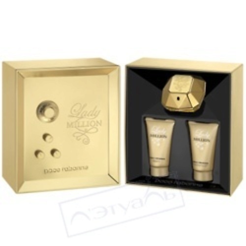 PACO RABANNE Подарочный набор Lady Million lady bella лосьон для рук и тела sweet orchid 250