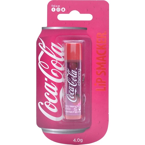 маска bixy plastica cola cherry 1000мл Бальзам для губ LIP SMACKER Бальзам для губ с ароматом Coca-Cola Cherry