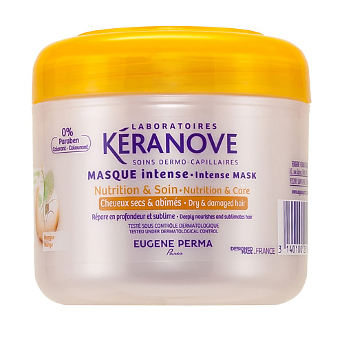 

KERANOVE Маска Питание и Уход для сухих и поврежденных волос Nutrition & Care Intense Mask, Маска Питание и Уход для сухих и поврежденных волос Nutrition & Care Intense Mask