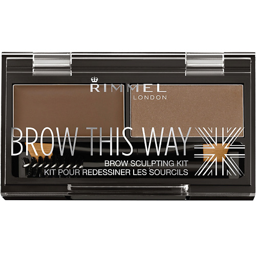 Тени для бровей RIMMEL Тени для бровей Brow This Way vitex тени для бровей и век brow