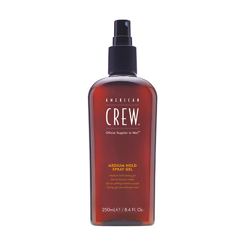 AMERICAN CREW Спрей-гель для укладки волос средняя фиксация Classic Medium Hold Spray Gel лак для волос средней фиксации medium