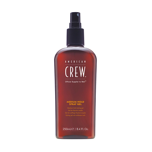 AMERICAN CREW Спрей-гель для укладки волос средняя фиксация Classic Medium Hold Spray Gel мусс для укладки волос средней фиксации mousse medium hold ollin style