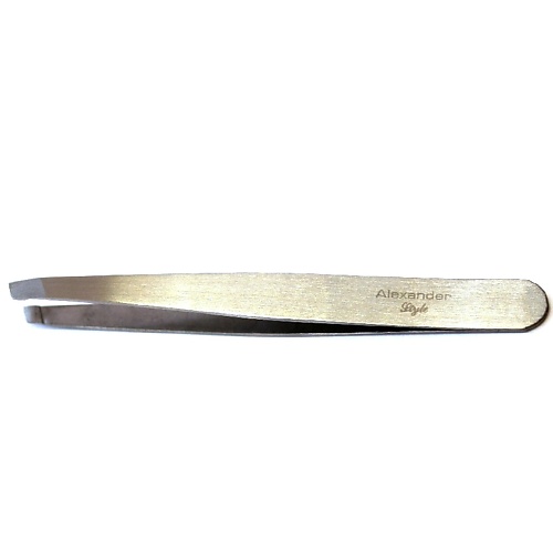 ALEXANDER STYLE Пинцет 6139, серебристый, 9,5 см пинцет iron style прямой 034 ks 029 1 шт