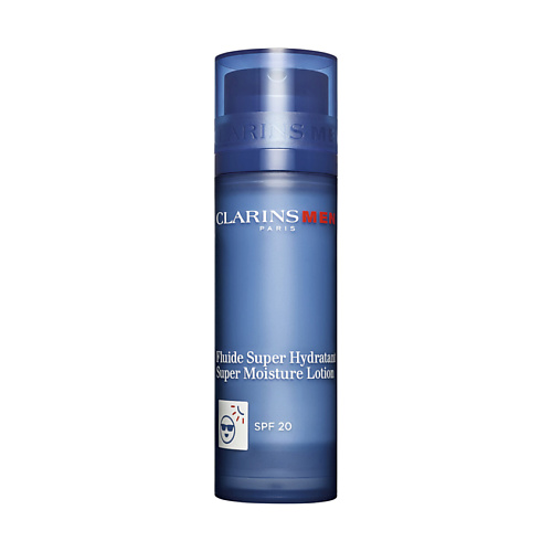 фото Clarins интенсивно увлажняющий лосьон для лица fluide super hydratant spf 20