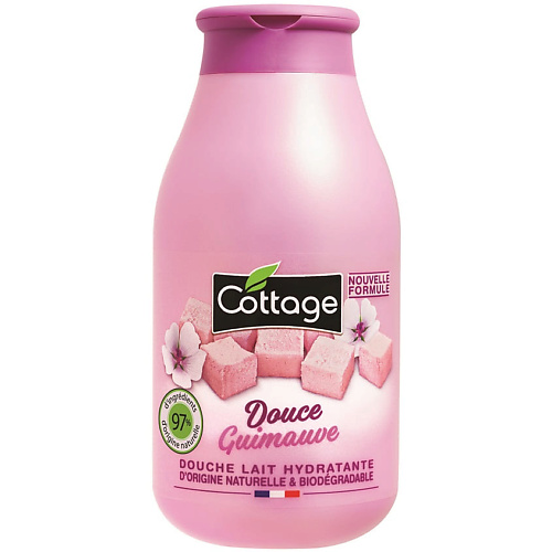 Средства для ванной и душа COTTAGE Молочко для душа увлажняющее Moisturizing Shower Milk – Sweet Marshmallow