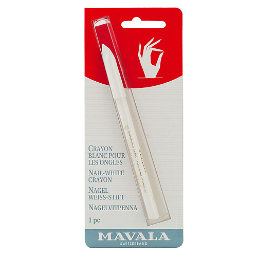 MAVALA Белый карандаш для ногтей карандаш пастельный koh i noor gioconda белый меловой