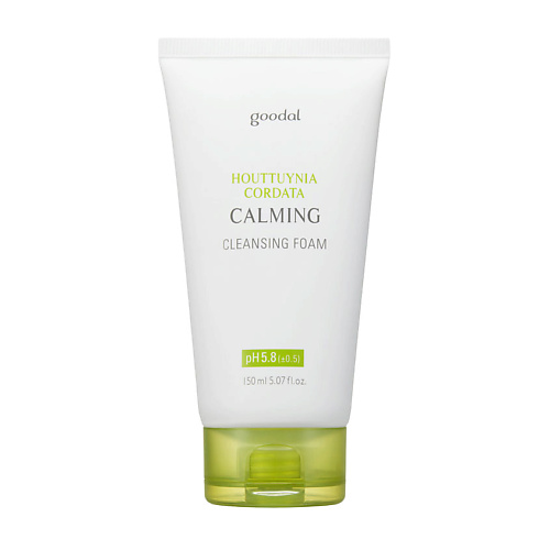 GOODAL Пенка для лица очищающая с экстрактом гуттуинии Houttuynia Cordata Calming Cleansing Foam