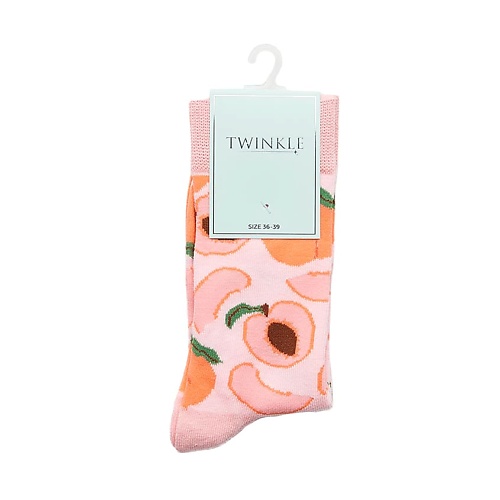 TWINKLE Носки женские, модель: PEACH, цвет: розовый