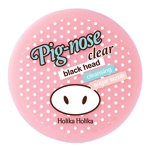 Скраб для лица HOLIKA HOLIKA Очищающий сахарный скраб Pig-nose Clear Black Head Cleansing Sugar Scrub beauty style кислородонасыщающий сахарный скраб alga scrub artichoke 500мл