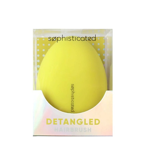 Щетка для волос ЛЭТУАЛЬ SOPHISTICATED Щётка для волос SOPHISTICATED EGG YELLOW расчески лэтуаль sophisticated щетка для волос массажная классическая