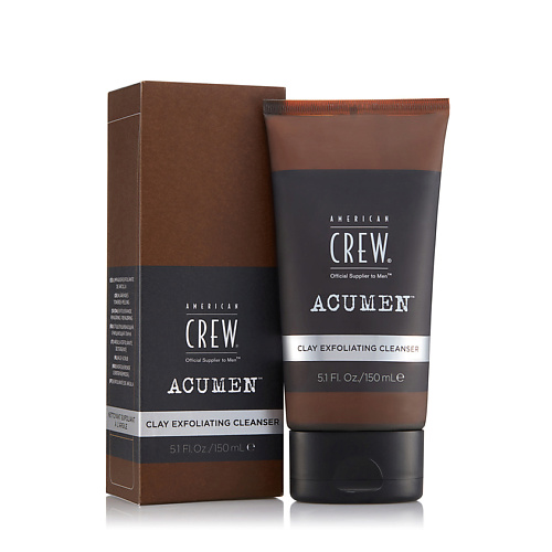 AMERICAN CREW Глина для лица отшелушивающая очищающая Acumen CLAY EXFOLIATING CLEANSER fito косметик голубая байкальская глина для лица тела и волос для бани серии народные рецепты 155