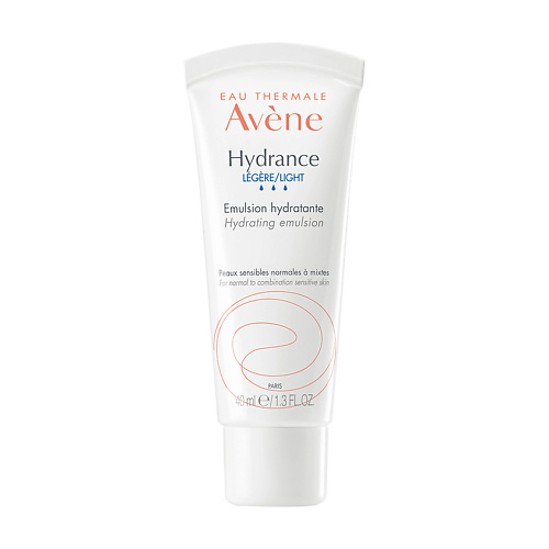 Крем для лица AVENE Легкая увлажняющая эмульсия для нормальной и комбинированной кожи Hydrance Legere Hydrating Emulsion avene hydrating emulsion spf 30 uv light 1 4 fl oz 40 ml