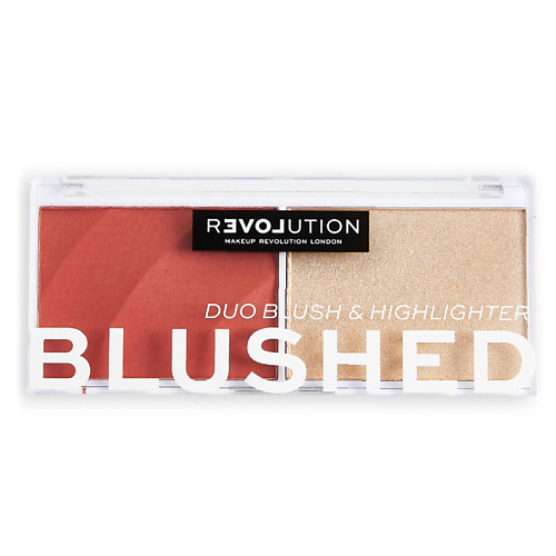 RELOVE REVOLUTION Палетка для макияжа лица Colour Play Blushed Duo relove revolution палетка для макияжа лица colour play blushed duo