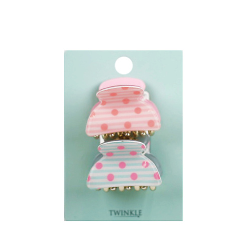 

TWINKLE Набор заколок для волос Crab Pink+Blue, Набор заколок для волос Crab Pink+Blue