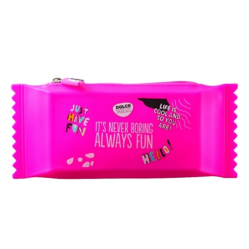 DOLCE MILK Пенал «Конфета» Pink конфета вафельная финтифант малиновый с посыпкой 42 гр
