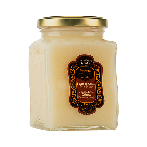 Масло для тела LA SULTANE DE SABA Масло карите для тела и волос Амбра, Ваниль и Пачули Voyage Epices Shea Butter