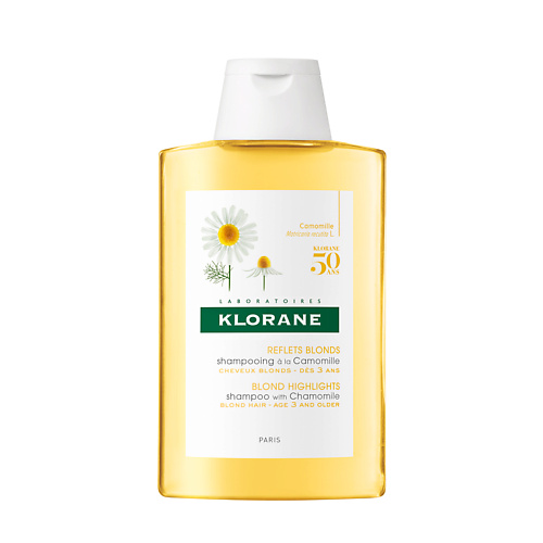 

KLORANE Шампунь с экстрактом ромашки для светлых волос, Шампунь с экстрактом ромашки для светлых волос