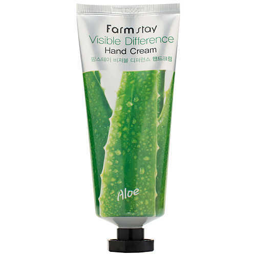 Крем для рук FARMSTAY Крем для рук с экстрактом алоэ Visible Difference Hand Cream Aloe
