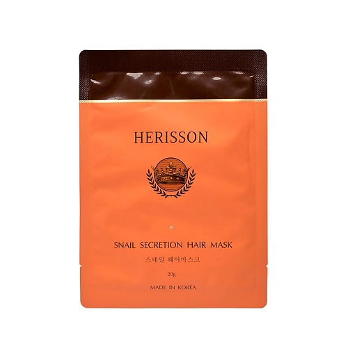 herisson herisson шампунь для объема волос с лошадиным жиром Маска для волос HERISSON Укрепляющая маска с секретом улитки для волос