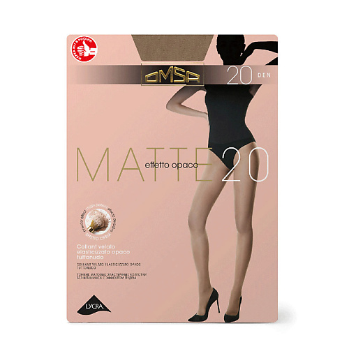 OMSA Колготки 20 ден MATTE Caramello omsa колготки 40 ден push up caramello