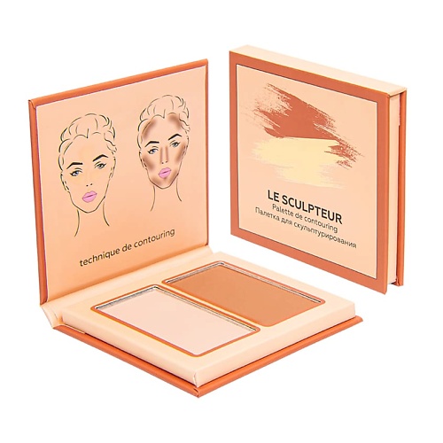 ЛЭТУАЛЬ Палетка для скульптурирования лица LE SCULPTEUR лэтуаль le sculpteur palette d enlumineurs палетка хайлайтеров