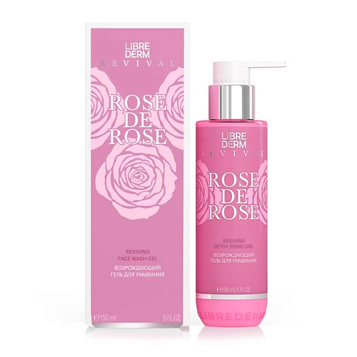 Тоник для лица LIBREDERM Тоник - гель для лица детокс возрождающий Rose de Rose Reviving Detox Tonic Gel возрождающий дневной насыщенный крем librederm rose de rose 50 мл